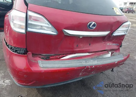 2012 Lexus Rx 450H из США, поврежденный, VIN JTJBC1BA5C2433105